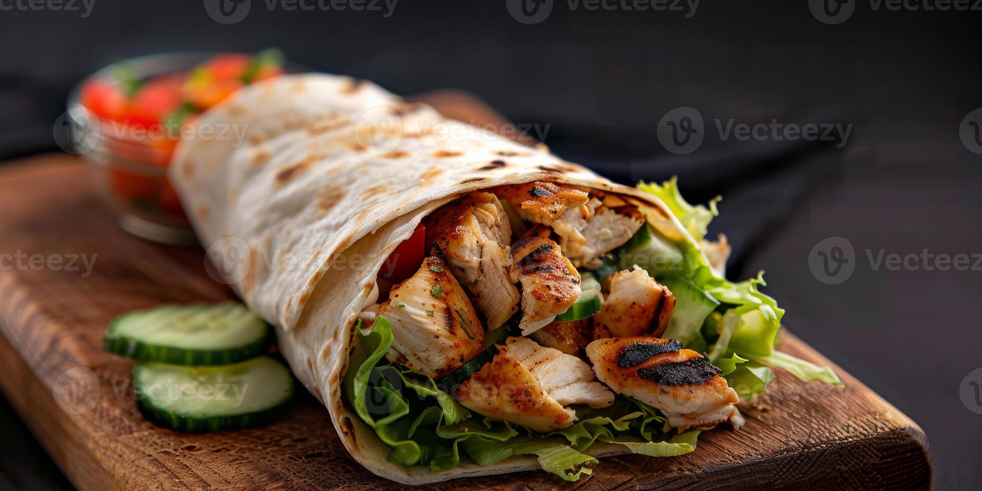 لفة شاورما